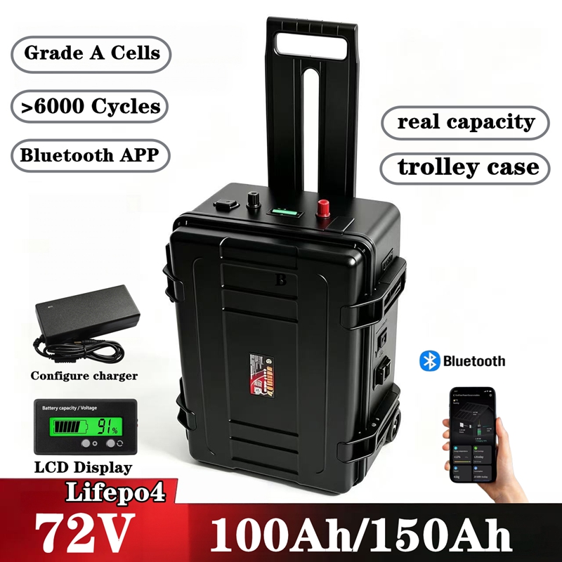 Lifepo4 72V 100Ah Battery Pack Ev - Batteria al litio LiFePO4 impermeabile da